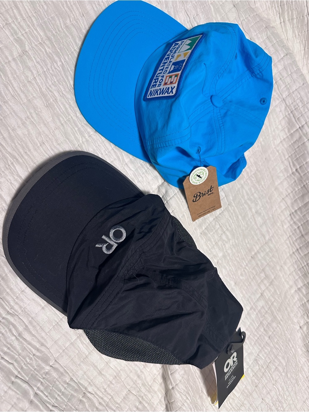 Outdoor Research Black and Blue Performance Caps - Two-Pack